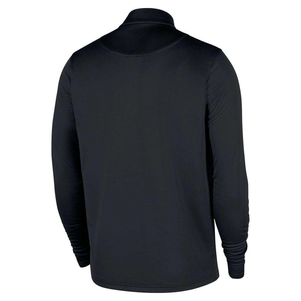 Nike New York Knicks Black Authentic Coaches Quarter-Zip Dri-FIT Top