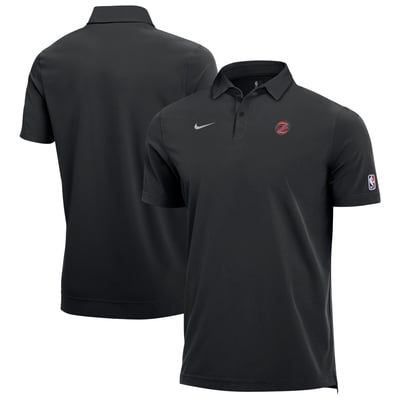  New York Knicks Nike Dri-FIT Coaches Polo - Black