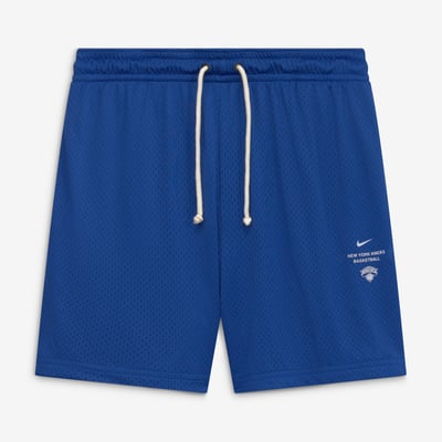 New York Knicks Nike 2026 Standard Issue Practice Mesh Shorts - Blue