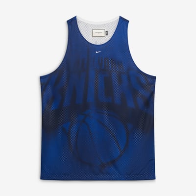 New York Knicks Nike 2026/27 Standard Issue Practice Icon Mesh Reversible Jersey - Blue
