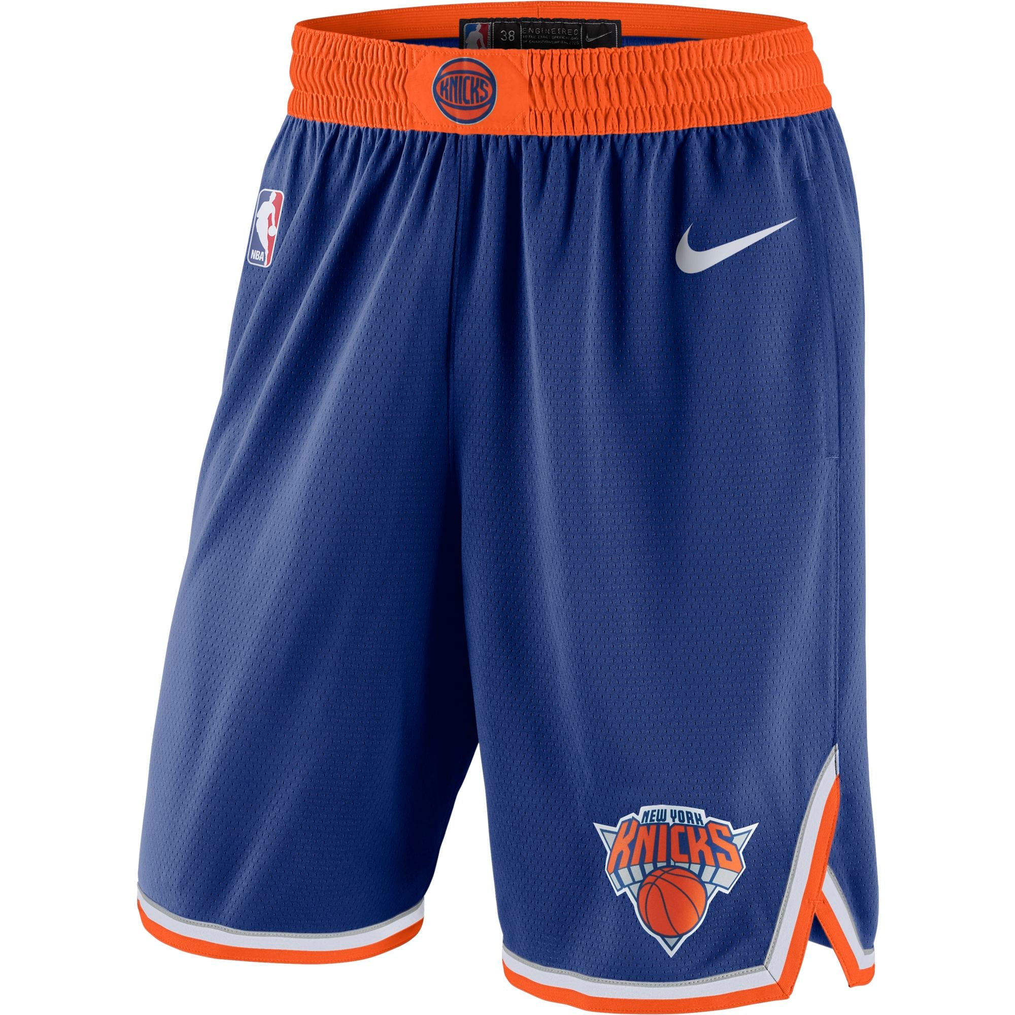 Men's New York Knicks Nike Blue Icon Edition Swingman Shorts