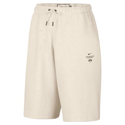 New York Knicks Nike 2026/27 Standard Issue Stretch Oversized Shorts - Oatmeal