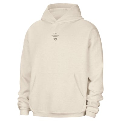 New York Knicks Nike 2026/27 Standard Issue Stretch Pullover Hoodie - Oatmeal