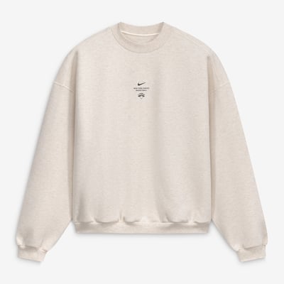 New York Knicks Nike 2026/27 Standard Issue Stretch Pullover Sweatshirt - Oatmeal
