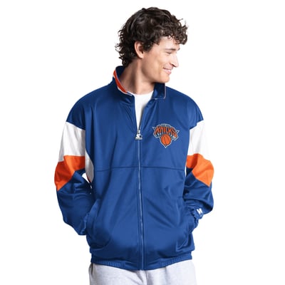 New York Knicks Starter Legacy Full-Zip Track Jacket - Blue