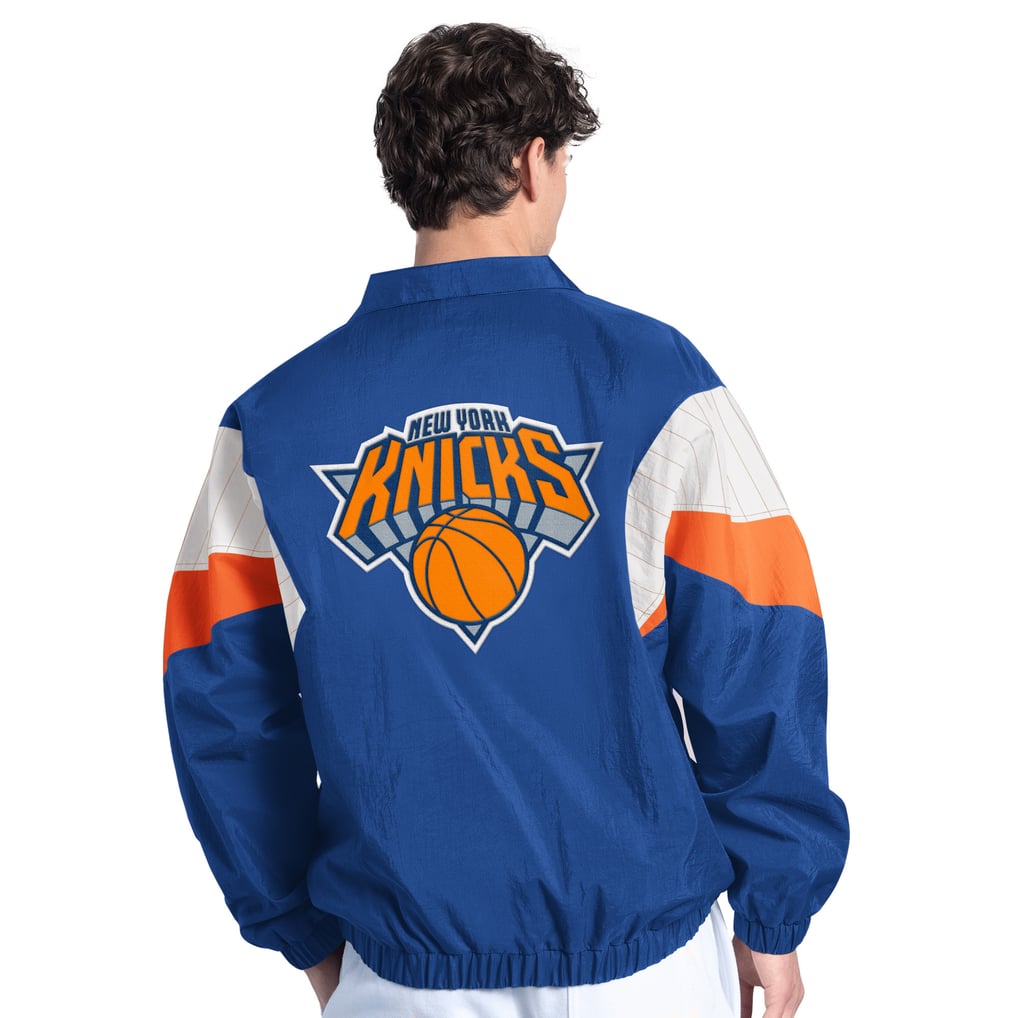 New York Knicks Starter Yard Line Full-Zip Jacket - Blue