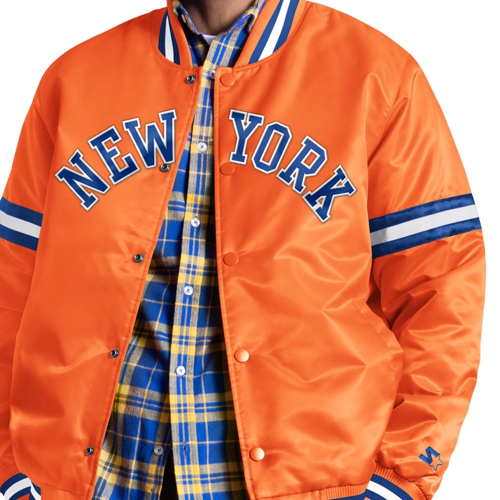 Starter New York Knicks Orange 2026 NBA Finals Champions Varsity Full ...