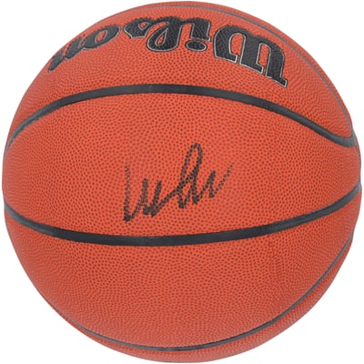 Miles McBride New York Knicks Autographed Fanatics Authentic Wilson Authentic Series Indoor/Outdoor Basketball  