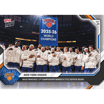 New York Knicks - 2026-27 NBA Topps NOW® - Card 2