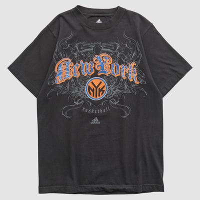New York Knicks Adidas 2010s T-shirt - Black - XS by Fanatics Real Vintage