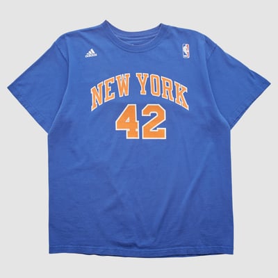 New York Knicks Adidas 2010s T-shirt - Blue - XL by Fanatics Real Vintage
