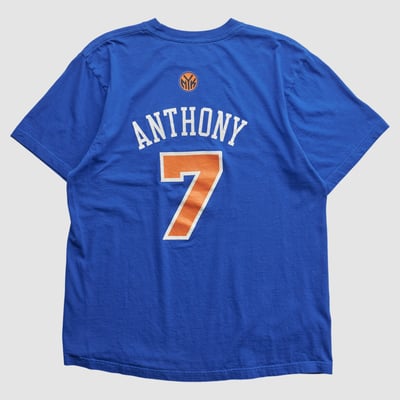 New York Knicks Adidas 2010s T-shirt - Blue - XL by Fanatics Real Vintage