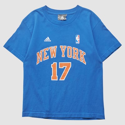 New York Knicks Adidas 2010s T-shirt - Blue - XS by Fanatics Real Vintage