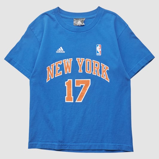 New York Knicks Adidas 2010s T-shirt - Blue - XS by Fanatics Real Vintage