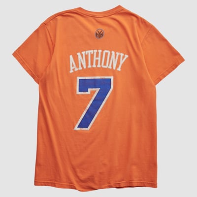 New York Knicks Adidas 2010s T-shirt - Orange - S by Fanatics Real Vintage