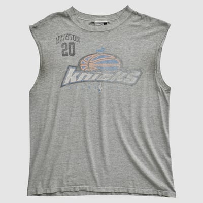 New York Knicks Puma 2000s Tank - Heather Gray - XL by Fanatics Real Vintage
