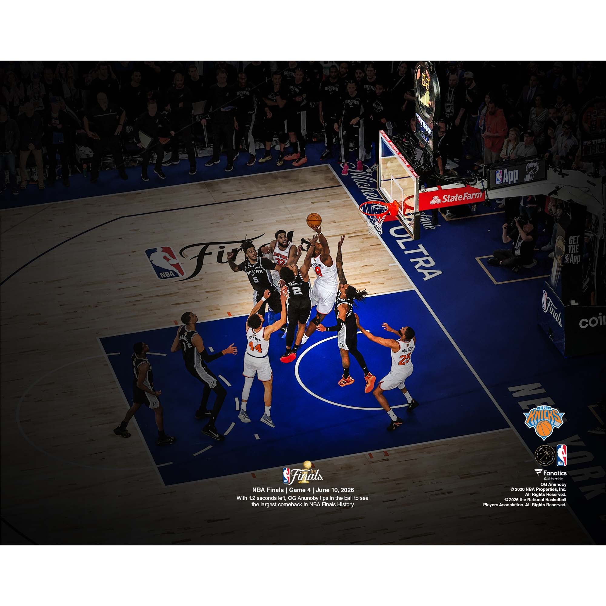 Fanatics Collectibles veröffentlicht Foto von OG Anunobys NBA-Finals-Siegtreffer