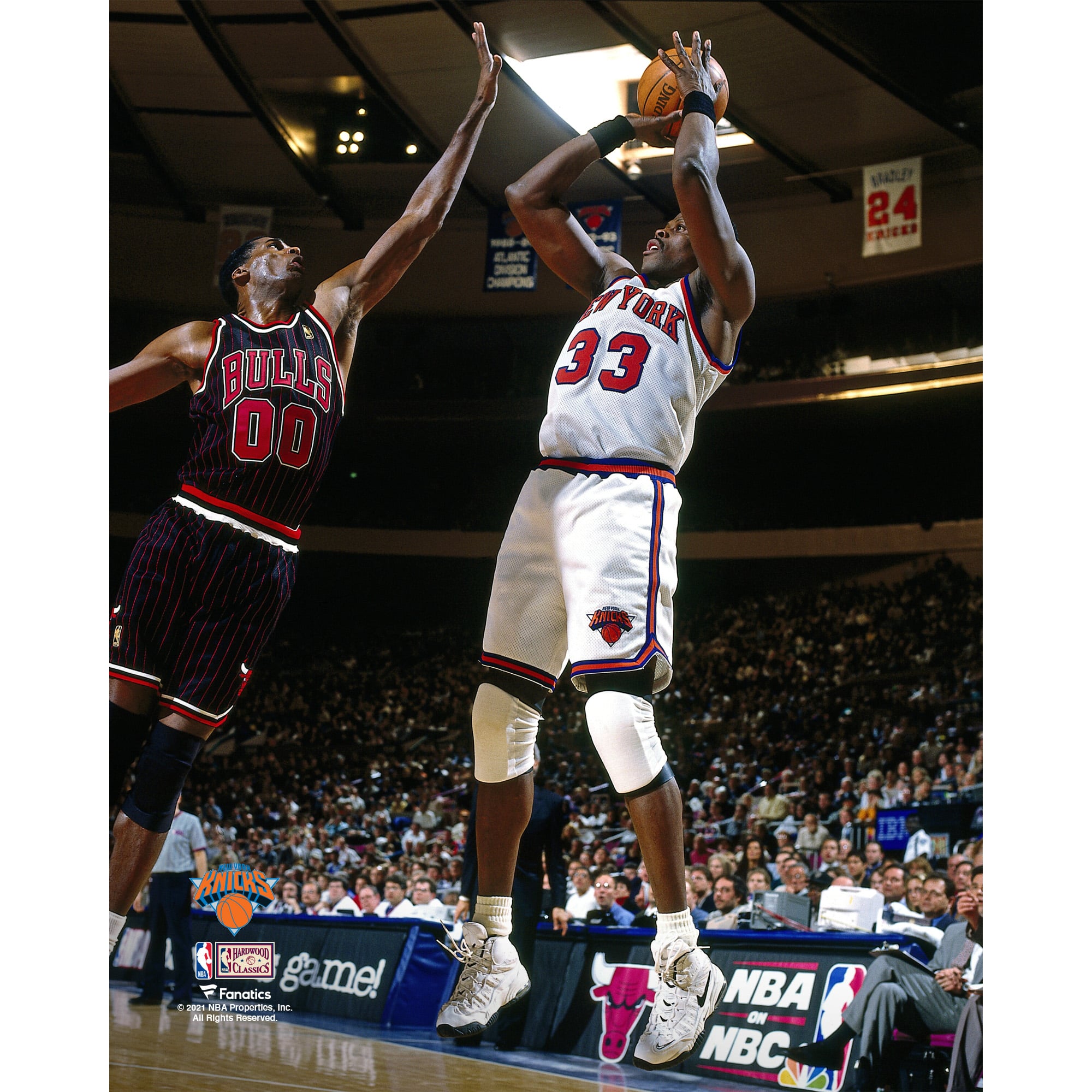 Patrick Jump Patrick Ewing Knicks Dunk