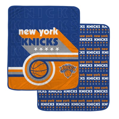 New York Knicks Pegasus Retro Baller Double-Sided 60" x 70" Ultra Cozy Blanket