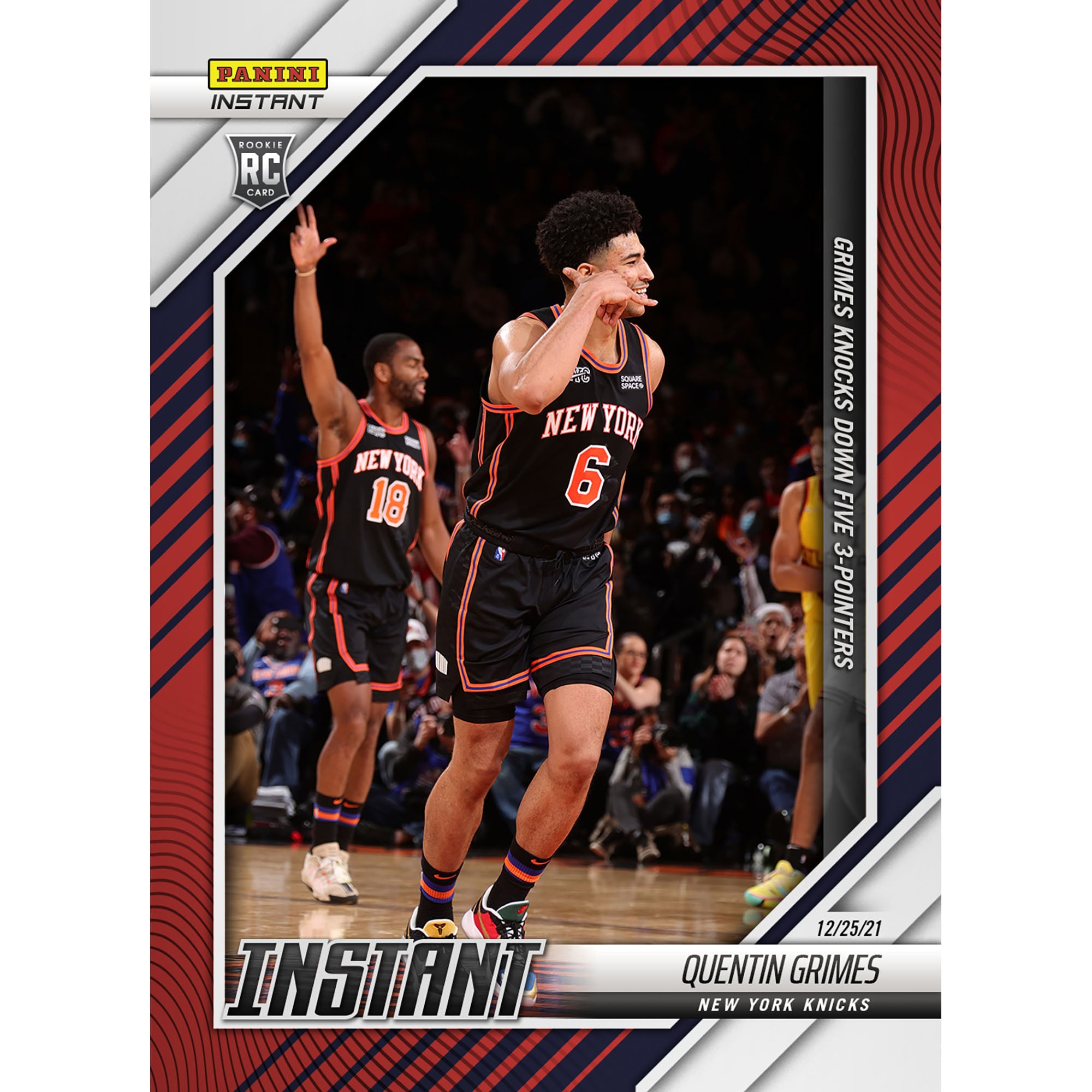 New York Knicks Quentin Grimes Fanatics Exclusive Parallel Panini 