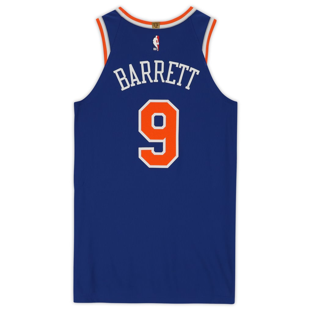 RJ Barrett New York Knicks Fanatics Authentic Game-Used #9 Blue 