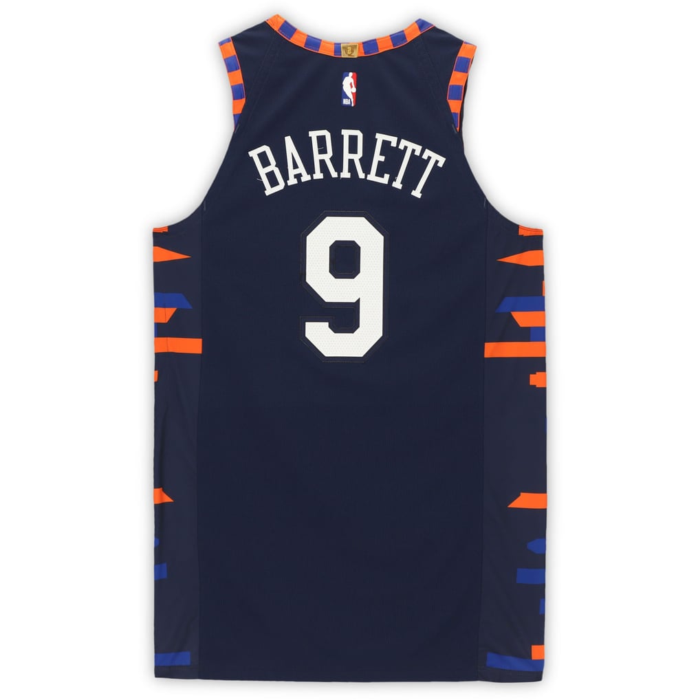 rj-barrett-new-york-knicks- プレーオフ優勝 ニューヨーク・ニックス ユニフォーム 9 Barrett 現地