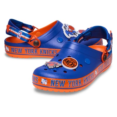  New York Knicks Crocs Unisex Adjustable Classic Clog - Blue
