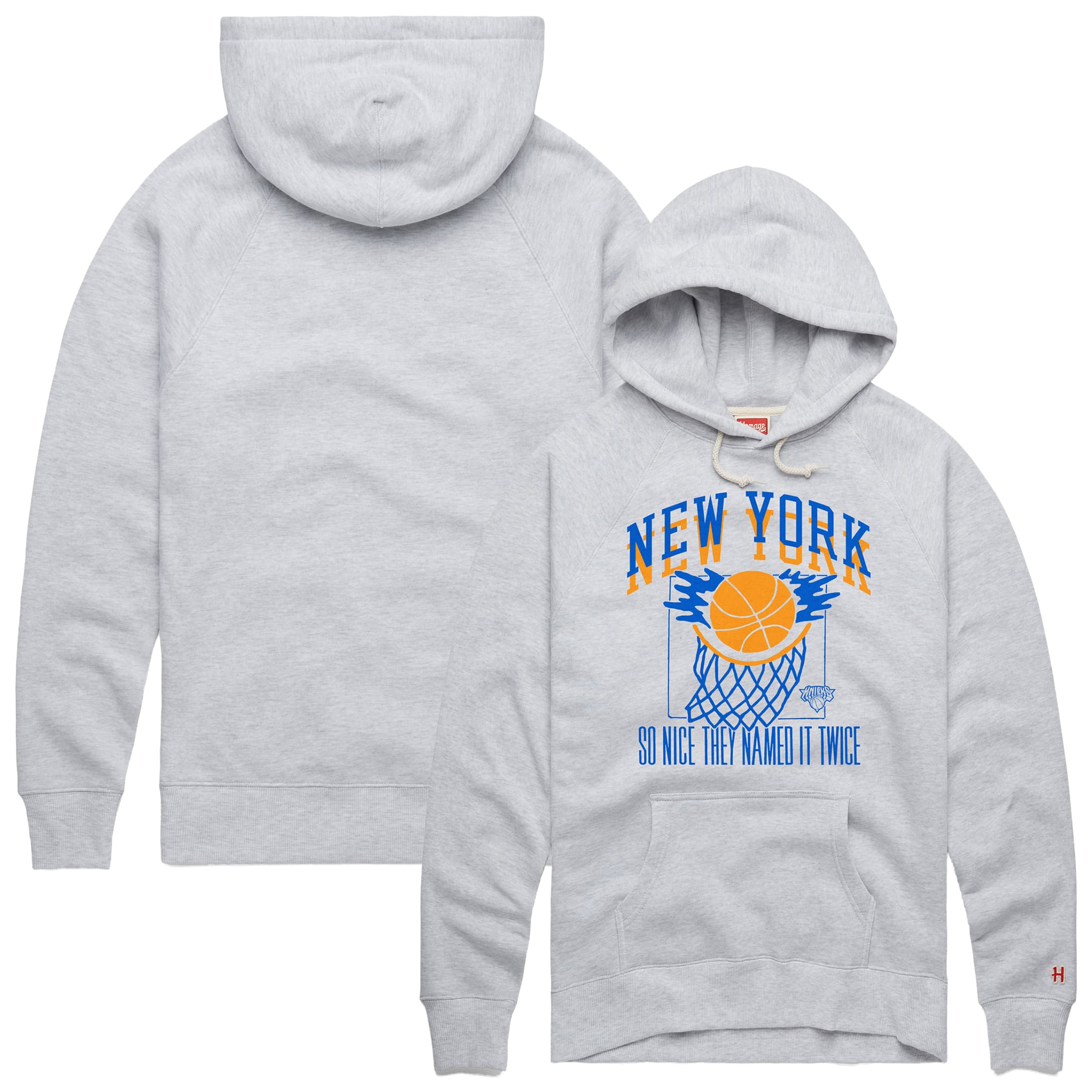 Unisex New York Knicks Homage Ash Hometown Edition Tri-Blend 