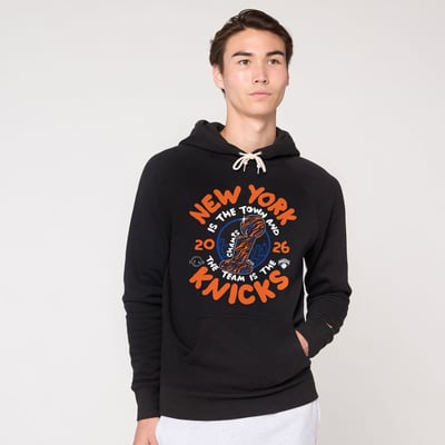 New York Knicks Homage x A Tribe Called Quest Unisex 2026 NBA Finals Champions Tri-Blend Hoodie - Black