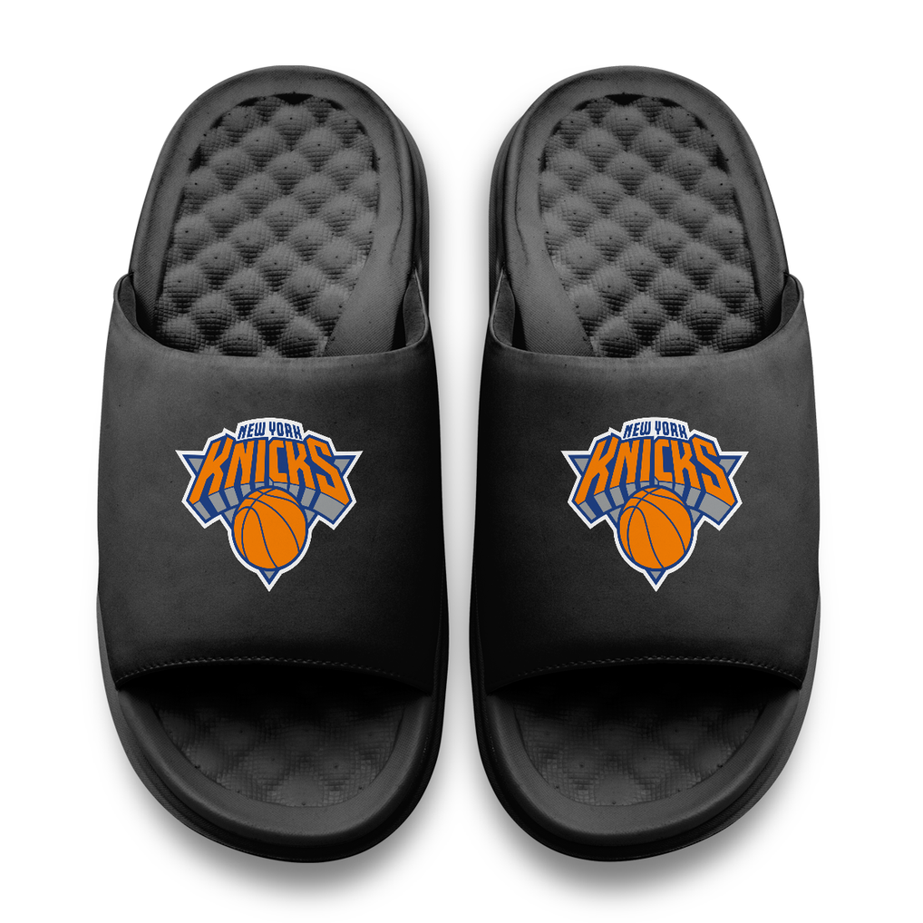 Unisex New York Knicks ISlide Black Primary Motive Slide Sandals display picture 2
