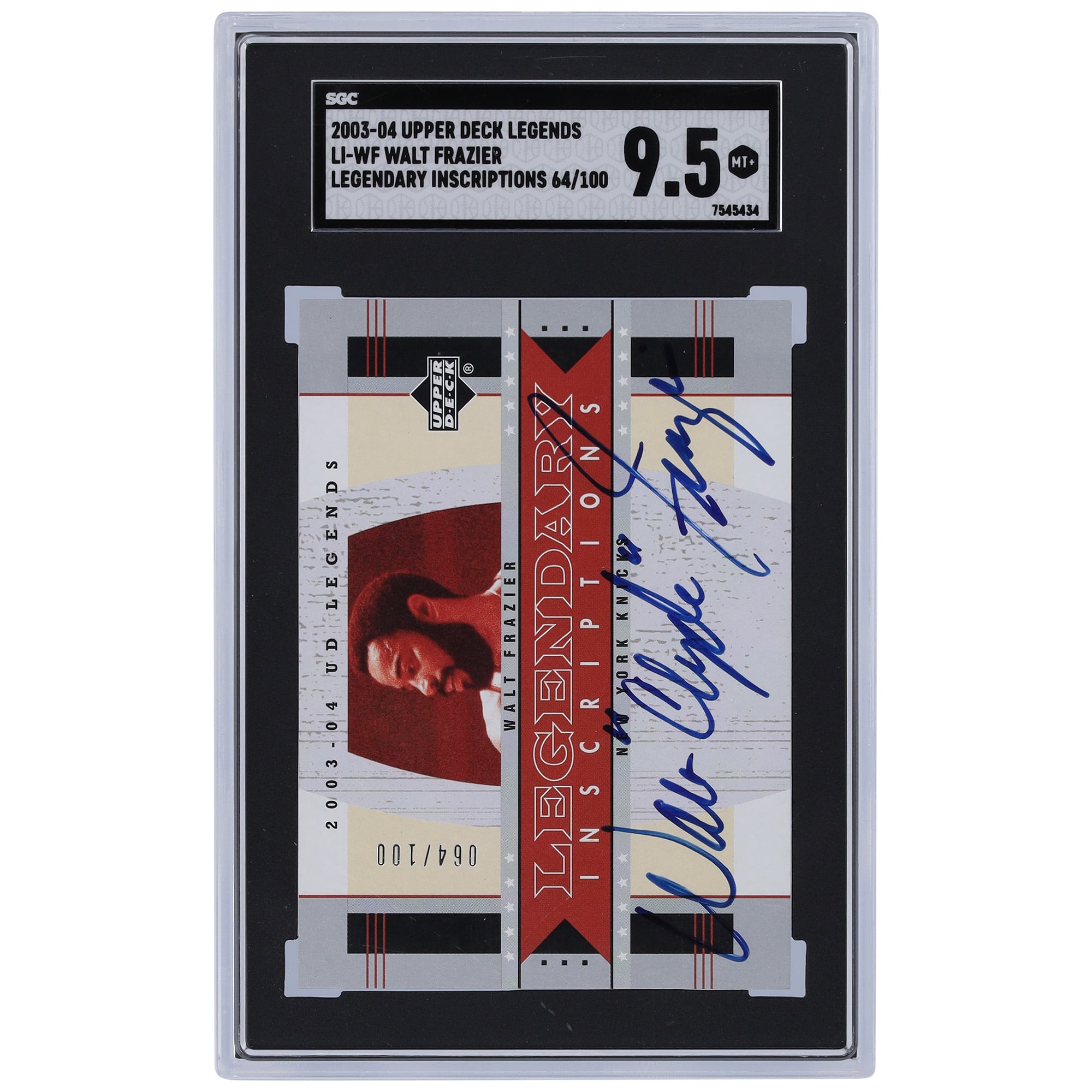 Walt Frazier New York Knicks Autographed 2003-04 Upper Deck 