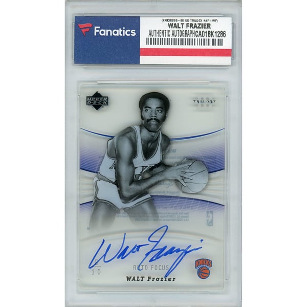 Walt Frazier New York Knicks Autographed 2005-06 Upper Deck 