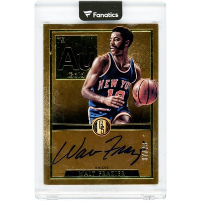 Walt Frazier New York Knicks Autographed 2015-16 Panini Gold Standard Au #AU-WF #37/79 Card