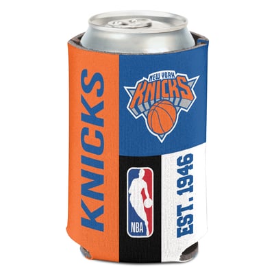 New York Knicks WinCraft 12oz. Full-Coverage Colorblock Pattern Can Cooler