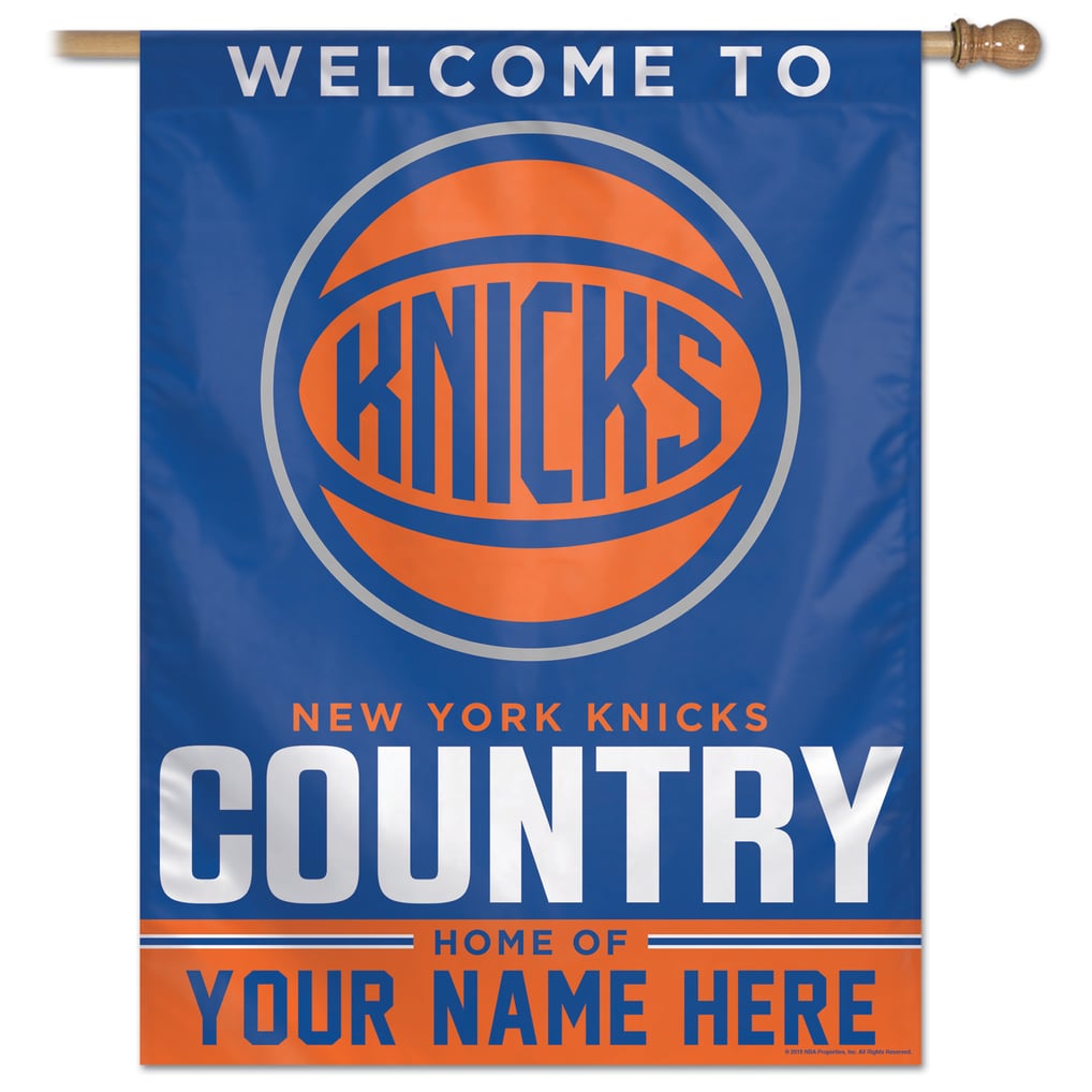 New York Knicks WinCraft Personalized 27'' x 37'' Single-Sided Vertical Banner