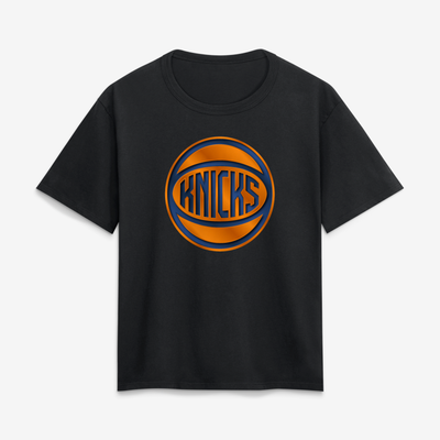 New York Knicks Women's Forged Mascot T-Shirt - Black