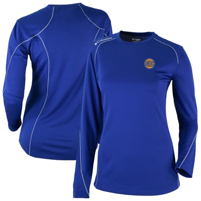  New York Knicks Columbia Women's Omni-Wick Shotgun Long Sleeve Top - Blue