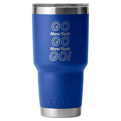 New York Knicks YETI GO NY 30oz. Rambler Tumbler - Blue