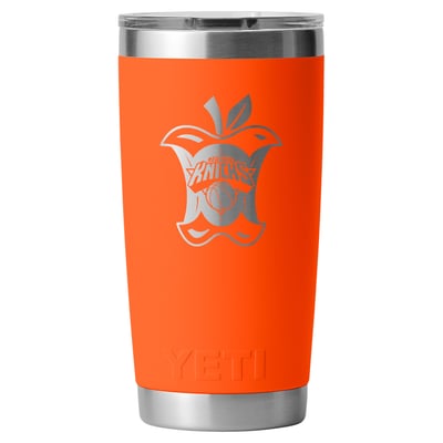 New York Knicks YETI Big Apple 20oz. Rambler Tumbler - Orange