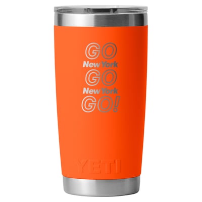 New York Knicks YETI GO NY 30oz. Rambler Tumbler - Orange