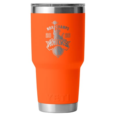 New York Knicks YETI Liberty Victory 30oz. Rambler Tumbler - Orange