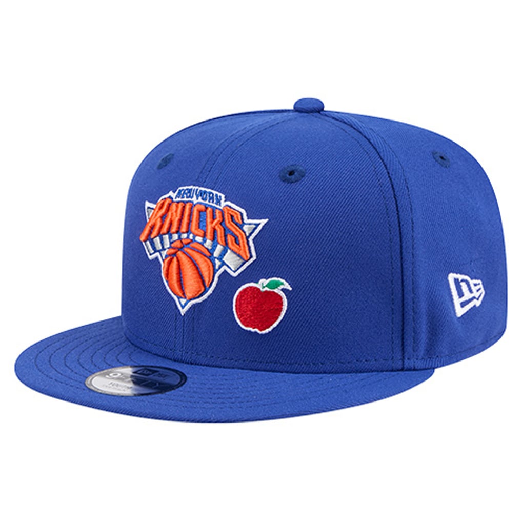 New York Knicks New Era Youth Big Apple 9FIFTY Snapback Hat - Blue