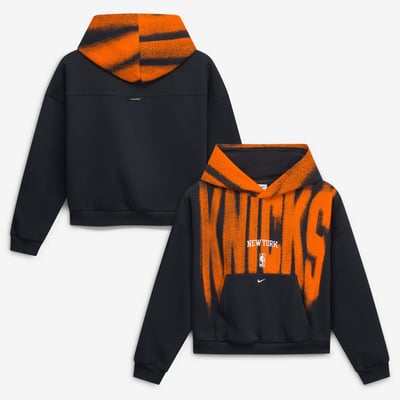  New York Knicks Nike Youth 2026/27 Standard Issue Authentic Wordmark Fleece Pullover Hoodie - Black