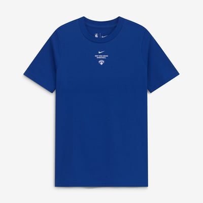  New York Knicks Nike Youth 2026 Standard Issue Practice T-Shirt - Blue