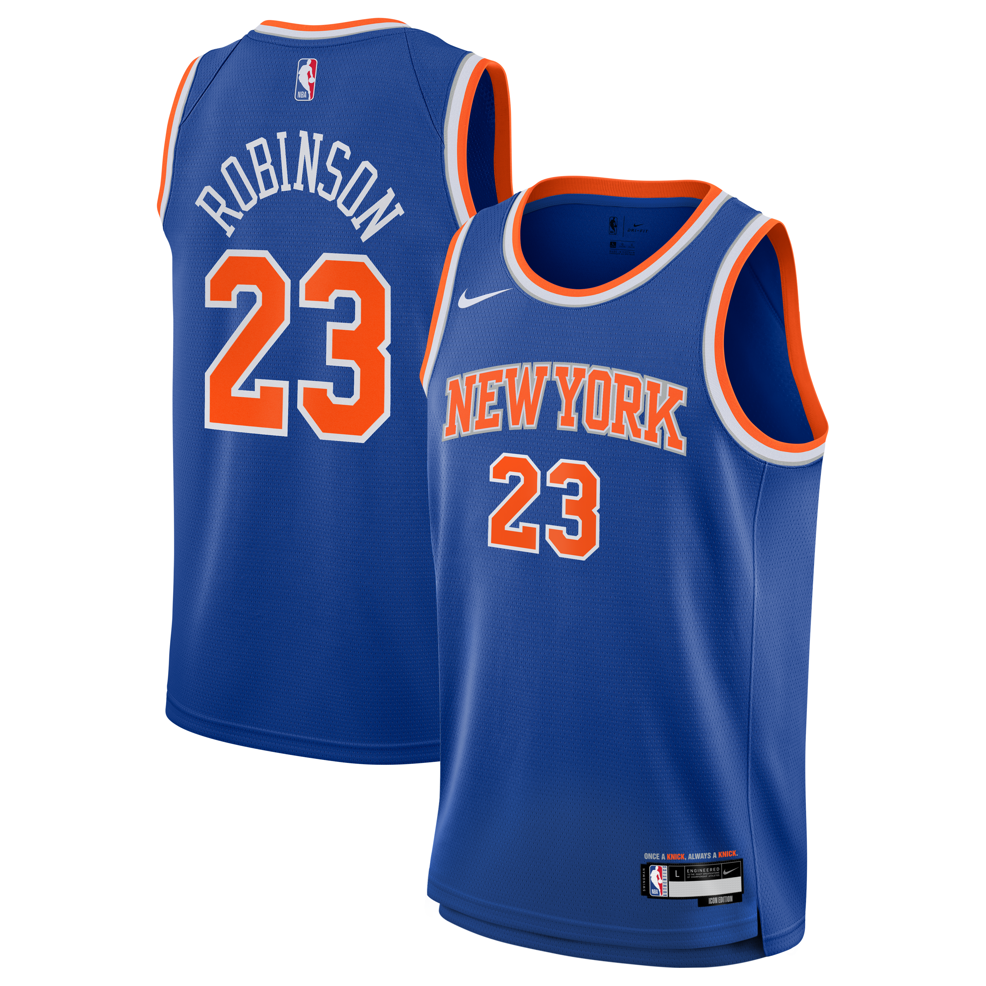 Mitchell Robinson New York Knicks Youth Swingman Jersey Icon Edition Blue