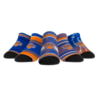  New York Knicks Rock Em Youth Super Fan 5-Pack Low-Cut Socks - 