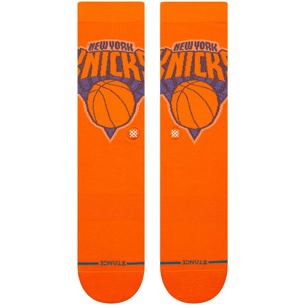 Youth New York Knicks Stance Orange Posterized Knit Crew Socks