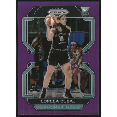 2022 Panini Prizm WNBA Prizms Purple #193 Lorela Cubaj