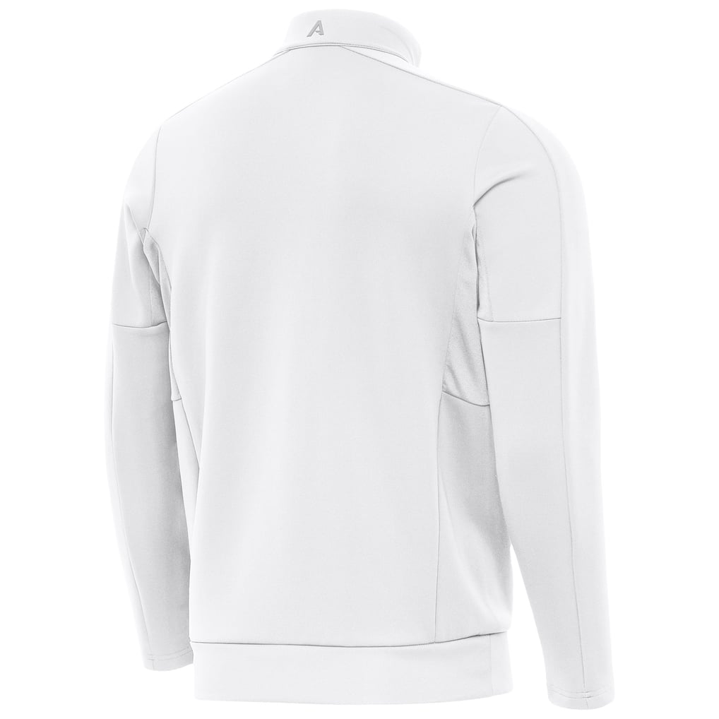 New York Liberty Antigua Generation Quarter-Zip Pullover Top - White