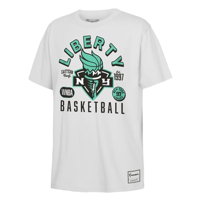  New York Liberty Mitchell & Ness Youth City So Nice T-Shirt - White